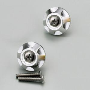 ハリケーン HURRICANE φ34砲弾型アルミサイドキャップ ビレット シルバーアルマイト HB...