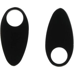 キジマ ダイナモデル 06Y-用 ウインカーベースプレート ブラック HD-01909