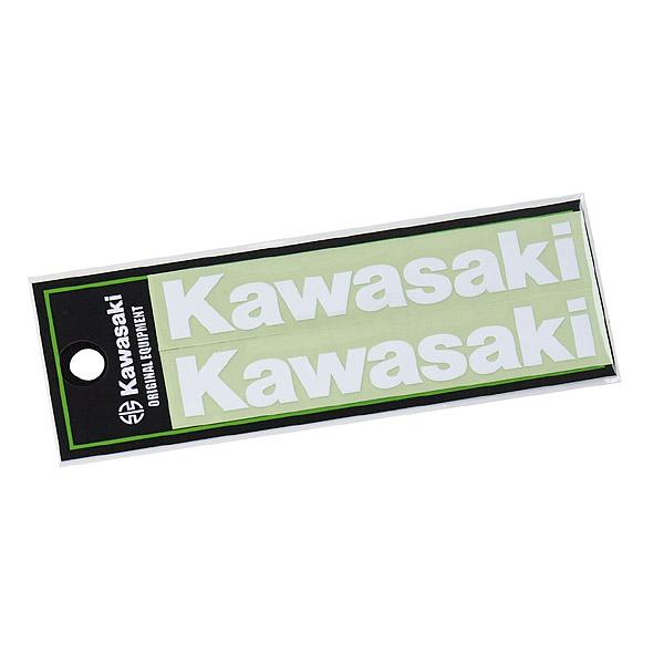 カワサキ（Kawasaki） カワサキロゴカッティングステッカー S 抜き文字 ホワイト J7010...