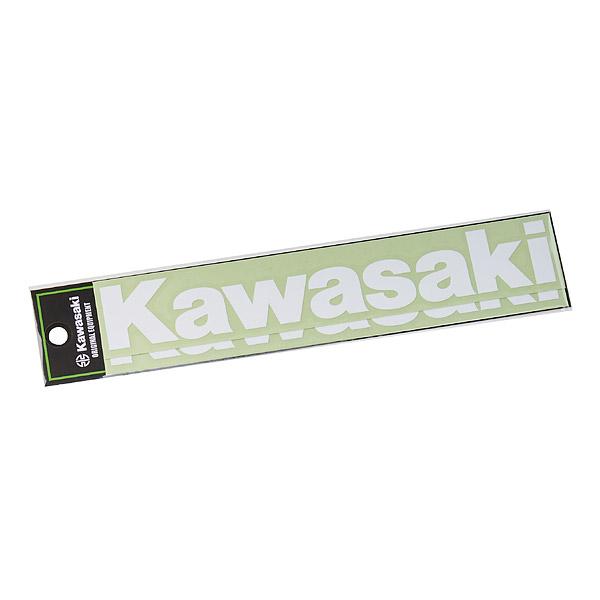 カワサキ（Kawasaki） カワサキロゴカッティングステッカー L 抜き文字 ホワイト J7010...