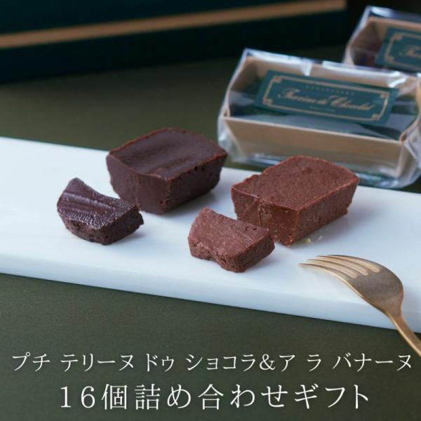 お中元 2026 テリーヌショコラ 16個セット ガトー スイーツ バナナ ギフト 誕生日プレゼント...