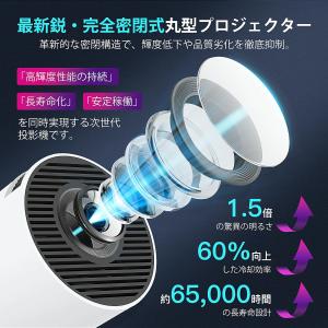 プロジェクター 軽量 本体 家庭用 天井投影 ...の詳細画像4