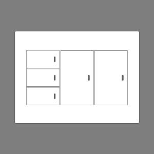 3aanttd パナソニック アドバンスシリーズ 表示付 ネームなし 3連