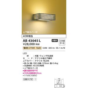 コイズミ照明 煌籠 こうろう和風ブラケット[LED電球色]AB43045L｜terukuni