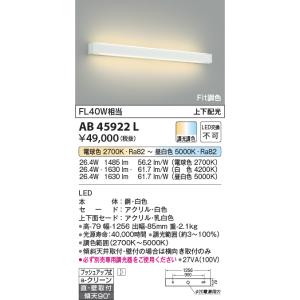 コイズミ照明 A.F.lightFit調色高天井用ブラケット[LED][ホワイト]AB45922L｜terukuni