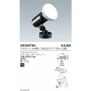 ENDO LEDZ LAMP Seriesアウトドアスポットライト[E26][ダークグレー][ランプ別売]ERS4979H｜terukuni