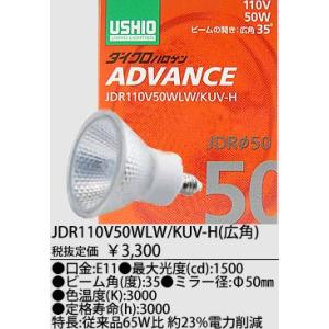 JDR110V65WLWKUVH USHIO ダイクロハロゲンランプ ADVANCE(アドバンス