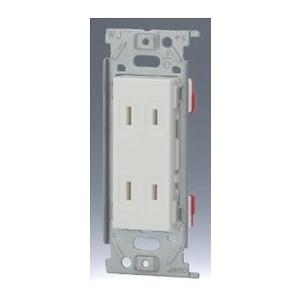 在庫品 JEC-BN-55-PW 神保電器 埋込ダブルコンセント（ＰＷ）　[ホワイト]