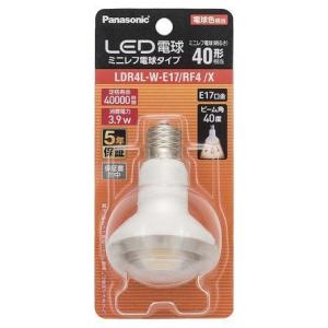 パナソニック LED電球 ミニレフ電球タイプ E17口金 電球色相当LDR4LWE17RF4X｜terukuni