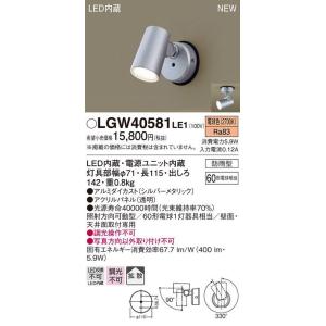Panasonic（パナソニック） 在庫品 LGW40588LE1 屋外用LEDスポット