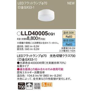 Panasonic（パナソニック） 在庫品 LLD40002CQ1 LEDフラットランプ φ70