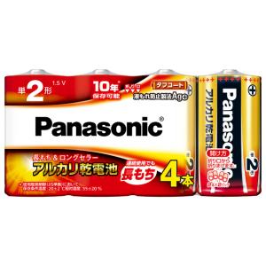 在庫品 LR14XJ/4SW パナソニック アルカリ乾電池単２形４パック