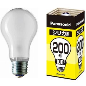 パナソニック 200ワット形75ミリ径シリカ電球＜一般形＞          [E26][ホワイト][100V]LW100V200W｜terukuni