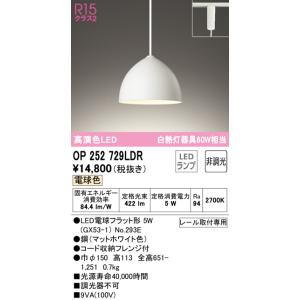 OP252729LDR オーデリック R15 クラス2 高演色　LEDペンダントライト　[電球色][...