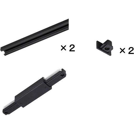 在庫品 TLIJB1M1M 東芝ライテック ライティングレールVI形　直線I形2mジョインタセット　...