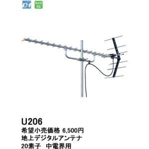 マスプロ電工 地上デジタルアンテナ２０素子　中電界用U206