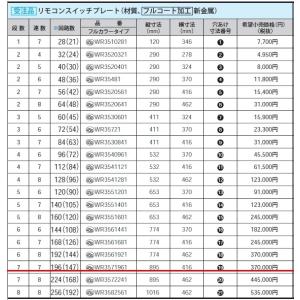 パナソニック フルカラー配線器具・電材多重伝送フル2線式リモコン新金属スイッチプレート（3段）（7連）WR3571961｜terukuni