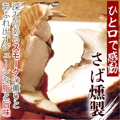 鯖燻製（さば生節）２本入り／鯖好きの方必食の鯖の燻製（薫製）。※メール便の為、同梱不可、商品代引き、...