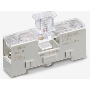 サトーパーツ F-700-AL ヒューズホルダー 横型連結式（溶断表示付）　