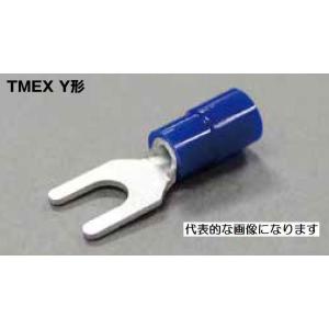 ニチフ　TMEX1.25Y-4S-RED　赤　絶縁付圧着端子 　100個入