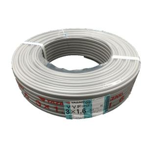 矢崎 YAZAKI VVF(PbF) 3×2.0mm 100m巻 灰(黒・白・赤) ケーブル 電線