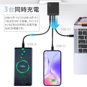 ACアダプター USB充電器 65W急速充電器...の詳細画像2