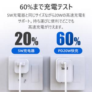 充電器 ACアダプター pd 充電器 急速充電...の詳細画像3