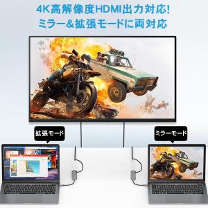 USB Type-C ハブ 5in1 4K高画...の詳細画像4