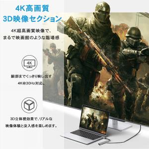 USB Type-C ハブ 5in1 4K高画...の詳細画像5
