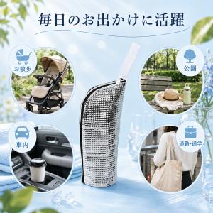 ペットボトルホルダー 水筒カバー 保冷保温 5...の詳細画像1