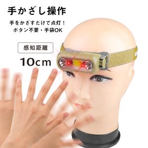 ヘッドライト 充電式 ヘットライト 感知センサ...の詳細画像3
