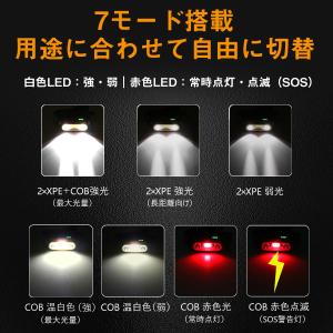 ヘッドライト 充電式 ヘットライト 感知センサ...の詳細画像4