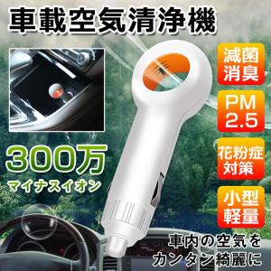 車載用空気清浄機 除菌消臭 イオン発生器 シガーソケット用