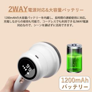 毛玉取り器 電動 けだまとり 毛玉取り機 充電...の詳細画像5