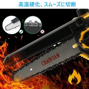 チェーンソー 充電式 小型 6インチ 自動給油...の詳細画像5