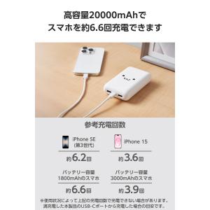 エレコム モバイルバッテリー 20000mah...の詳細画像2