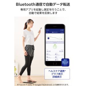 体重計 体組成計 ヘルスメーター Blueto...の詳細画像3