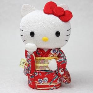 招き猫 キティちゃん グッズ 着物 柿沼人形 ...の詳細画像1