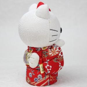 招き猫 キティちゃん グッズ 着物 柿沼人形 ...の詳細画像3