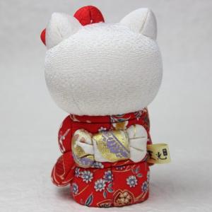 招き猫 キティちゃん グッズ 着物 柿沼人形 ...の詳細画像5