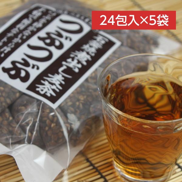 煮出し麦茶 つぶまるの増量版 つぶつぶ 120包 24包入×5袋 小川産業 麦茶 パック 煮出し用 ...