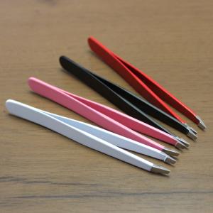 毛抜き 高級 ピンセット 精密 斜め レジン ...の詳細画像5
