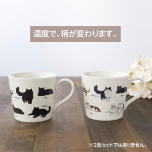 マグカップ 猫 温感 ゆる猫 1 丸モ高木陶器 日本製 プレゼント｜手しごと本舗