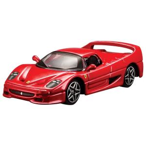 トミカプレゼンツ ブラーゴ レース&amp;プレイシリーズ 3インチ F50(赤)