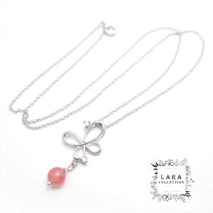 インカローズのスクエアネックレス 【GEM accessory】 天然石 : テソロ 