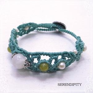 晩来る？ ブレスレット　天然石 ハンドメイド 作家作品//SERENDIPITY｜tesorocoltd