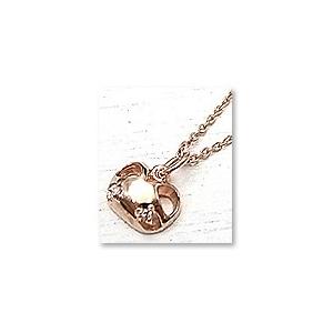 幸せのパンダ ネックレス ダイヤモンド 0.02ct シルバー925 (ピンクゴールドカラー)  P...