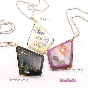 七宝ミルフィオリのサークル型ペンダント[5色あり] ハンドメイド 作家