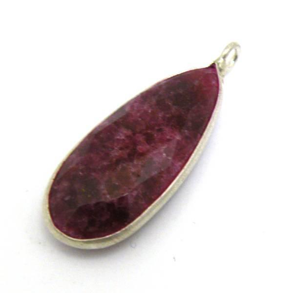 ルビー ジェムターミナルパーツ リンクパーツ つなぎパーツ 《1個》