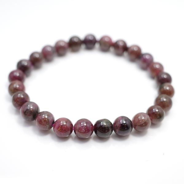 ルビー 【ブレスレット 1点もの】 約7.5mm 天然石 パワーストーン スピリチュアルストーン